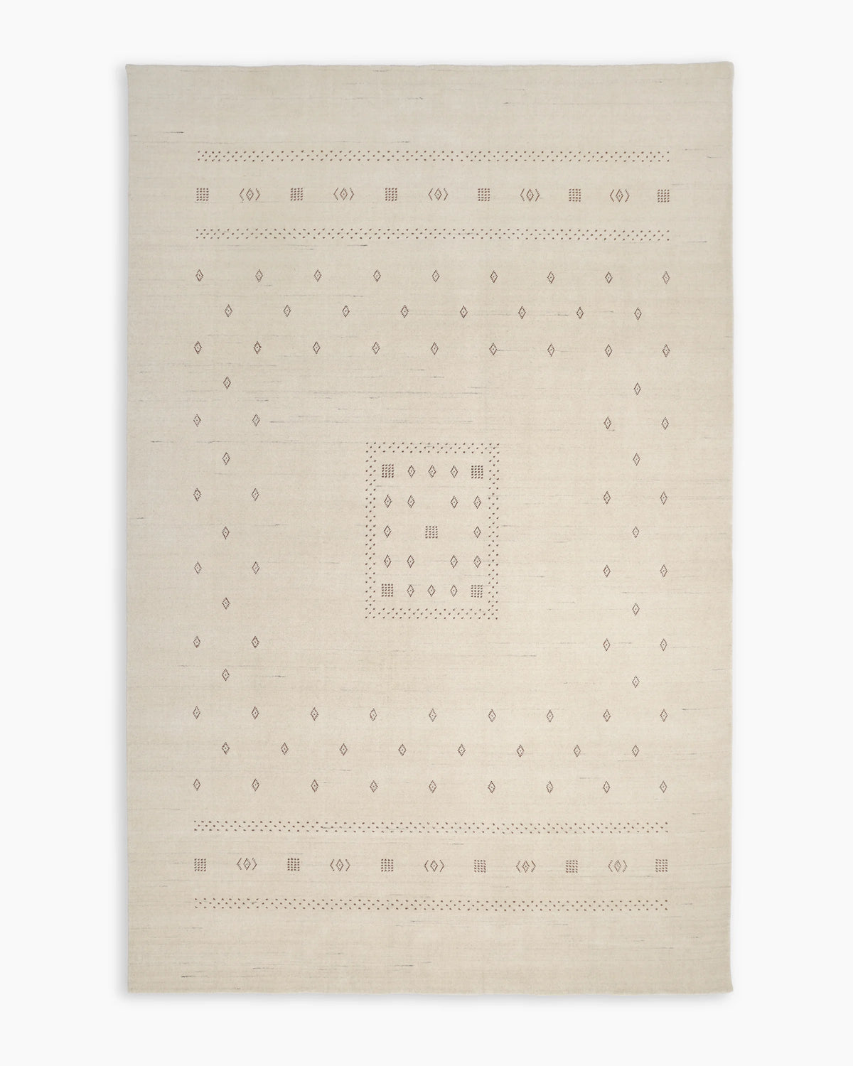 Dakota Hand-Loomed Wool Rug - 4' x 6' / Ivory Main image