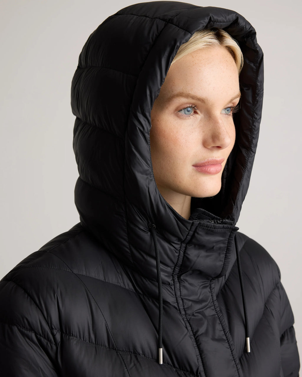 Responsible Down Belted Puffer Maxi Coat - XS / Morel Grey