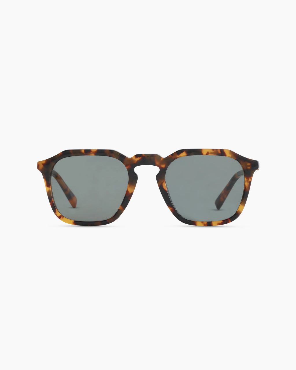 Jude Polarized Acetate Sunglasses - One Size / Black with Green lens