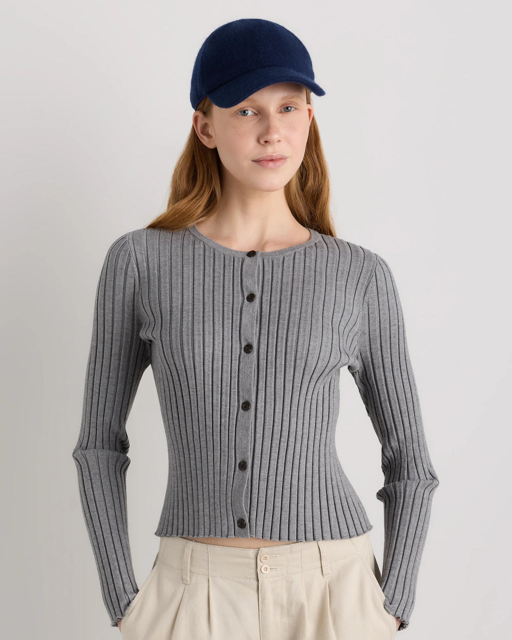 Cashmere Baseball Cap - XS/S / Black