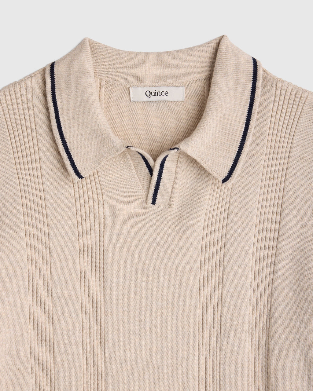 Boys 100% Organic Cotton Short Sleeve Sweater Polo - 6 / Navy