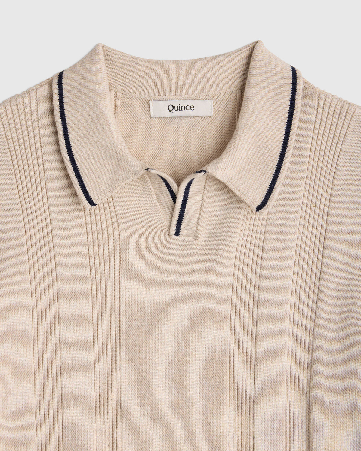 Boys 100% Organic Cotton Short Sleeve Sweater Polo - 6 / Navy