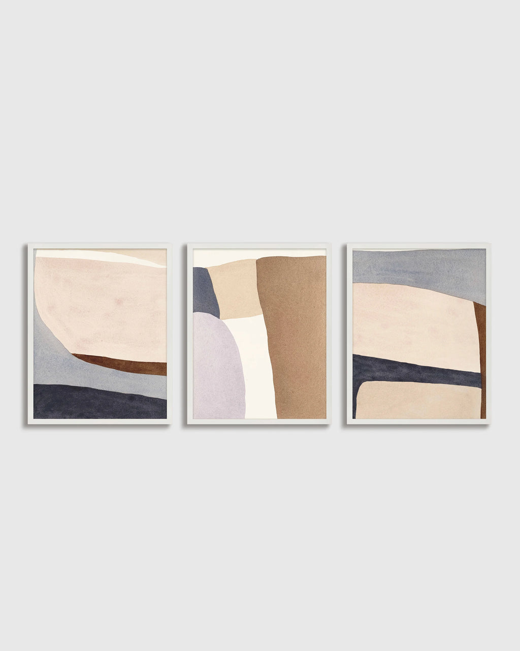 Tripartite by Julia Balfour (Set of 3) - 17.25"x21.25" / Black