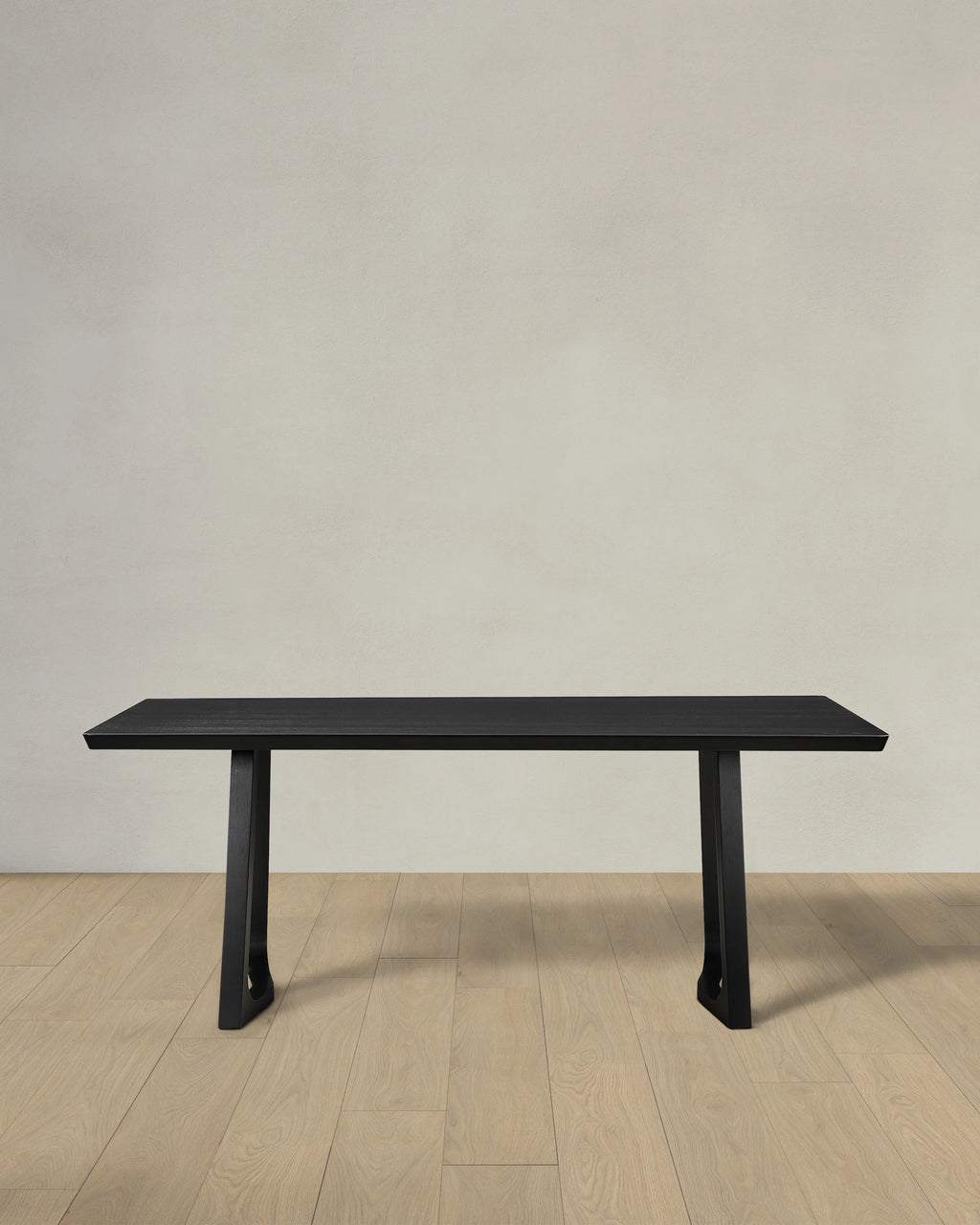 Solid Wood Midcentury Dining Table - One Size / Brown Walnut