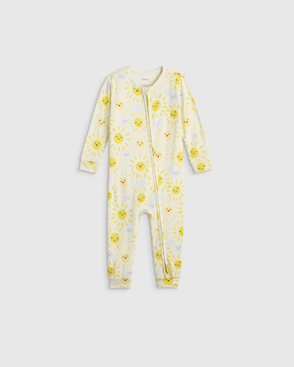 Bamboo One Piece Pajama - 0-3M / Wildflower Dreams