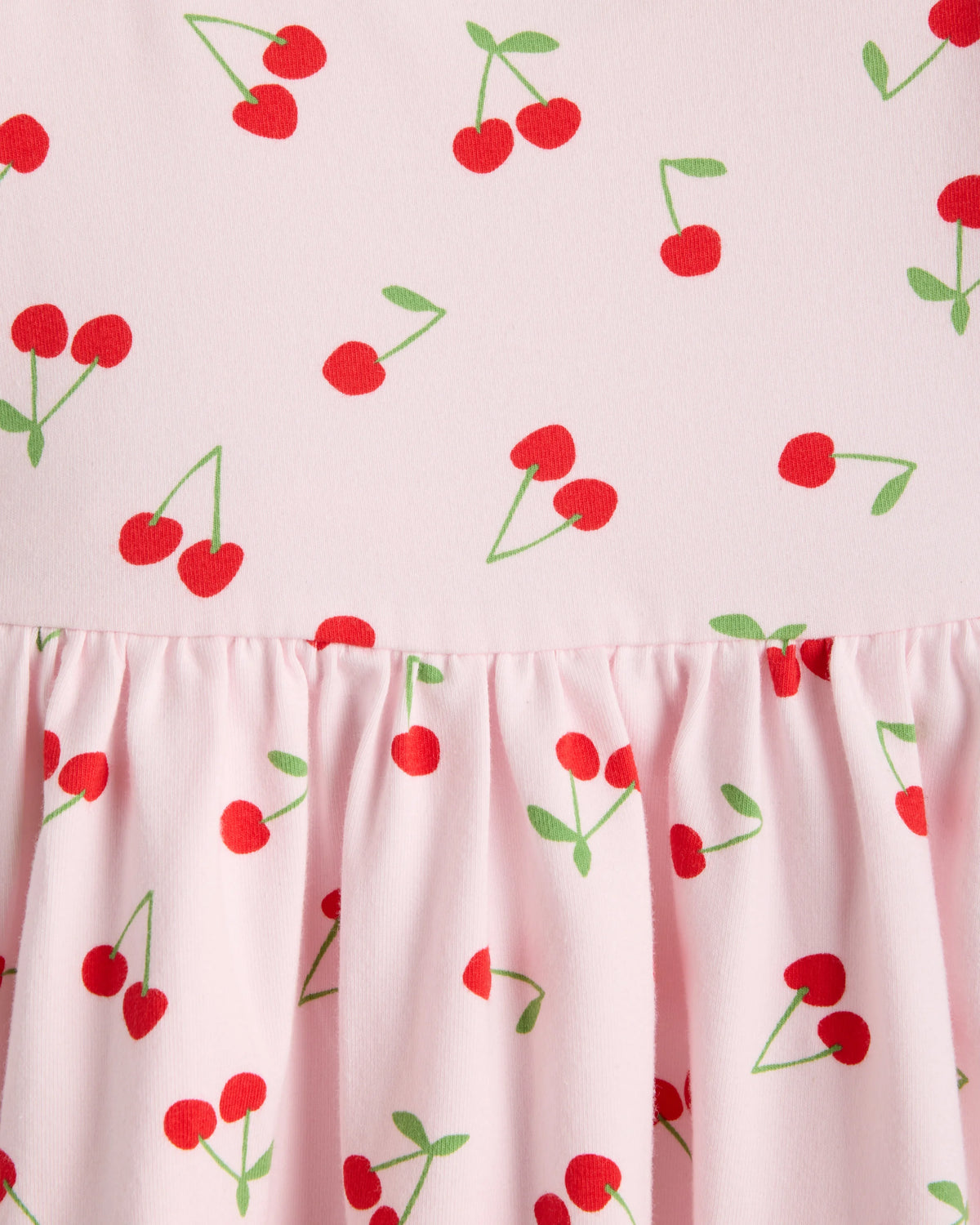 Organic Cotton Skater Dress - 2T / Sweet Cherries