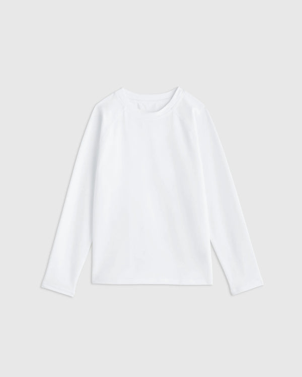 Long Sleeve Raglan Rash Guard - 6 / Island Aqua