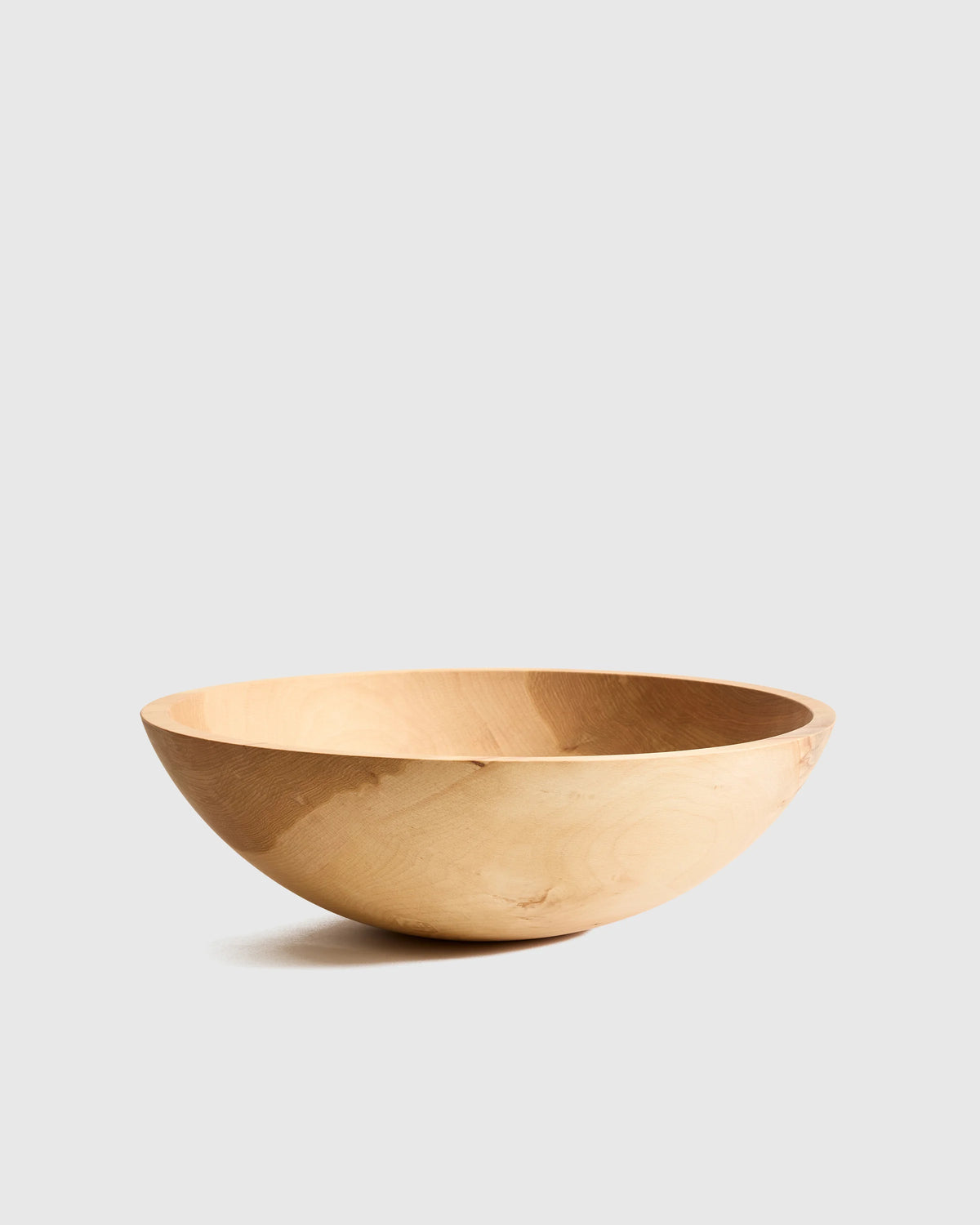 Handcrafted Large Wooden Serving Bowl, 15" - One Size / Beech Wood Main image