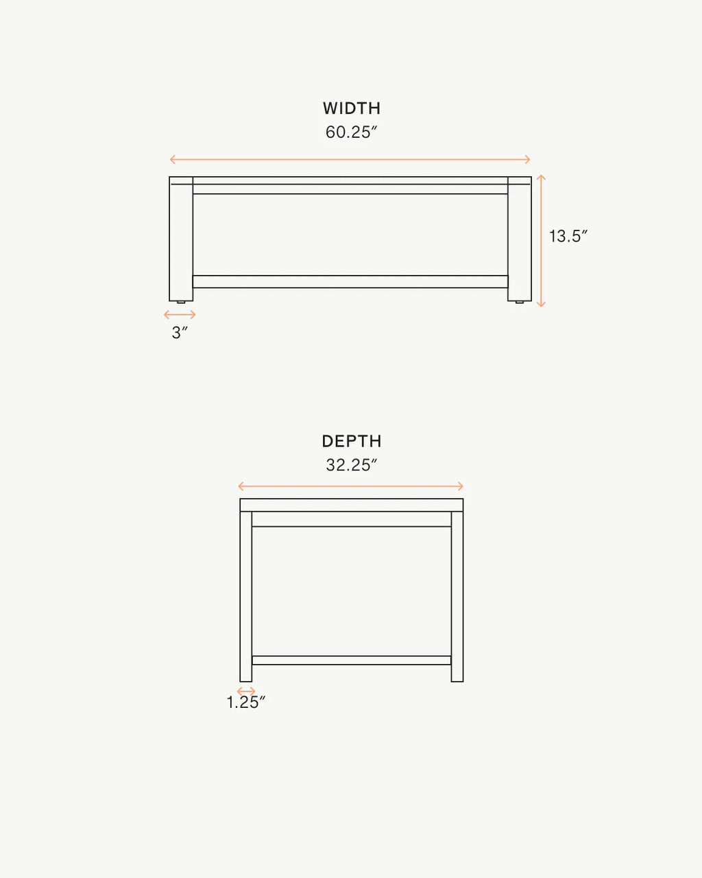 Linear Solid Teak Outdoor Coffee Table - One Size / Natural Teak