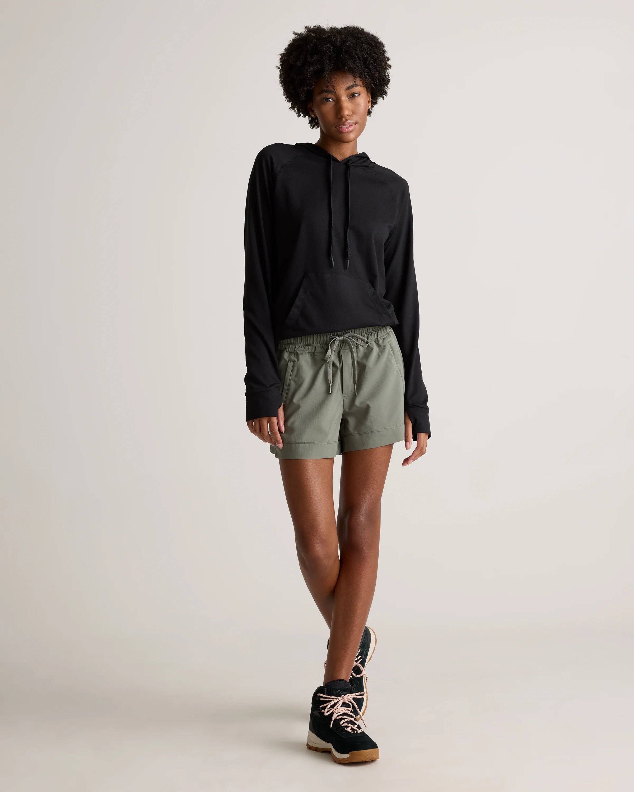 Micro Ripstop Mid-Rise Hike Shorts - XS / Heritage Olive Secondary image