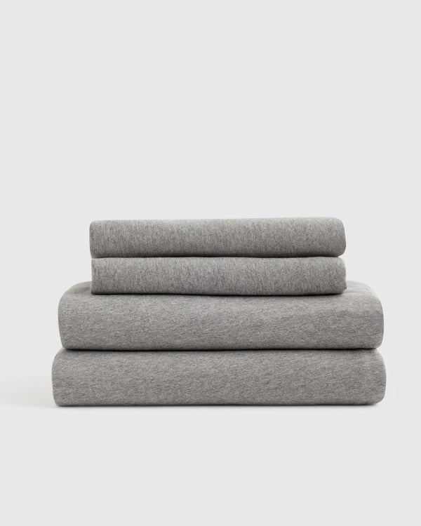 Organic Jersey Sheet Set - Twin / Light Blue