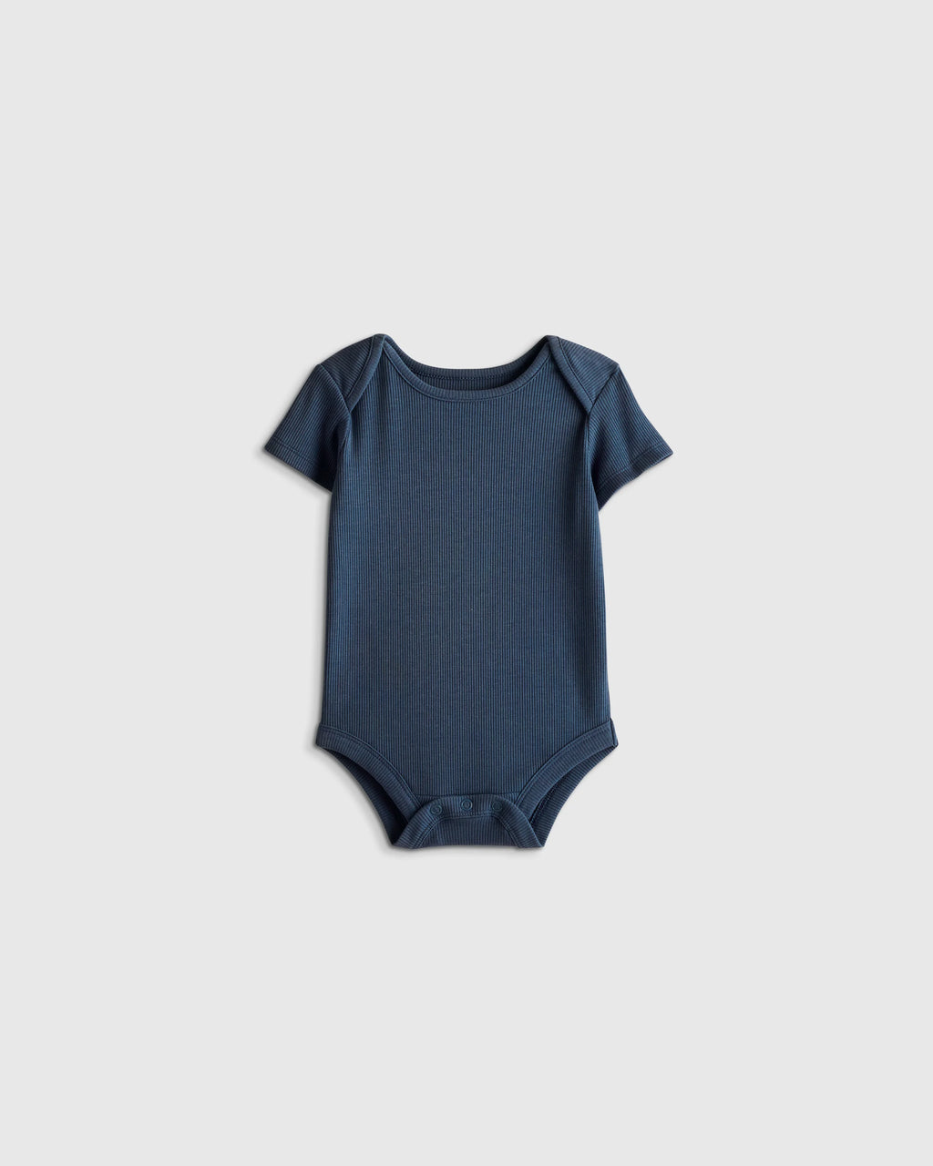 Softest Rib Short Sleeve Bodysuit - 0-3M / Deep Sea Blue