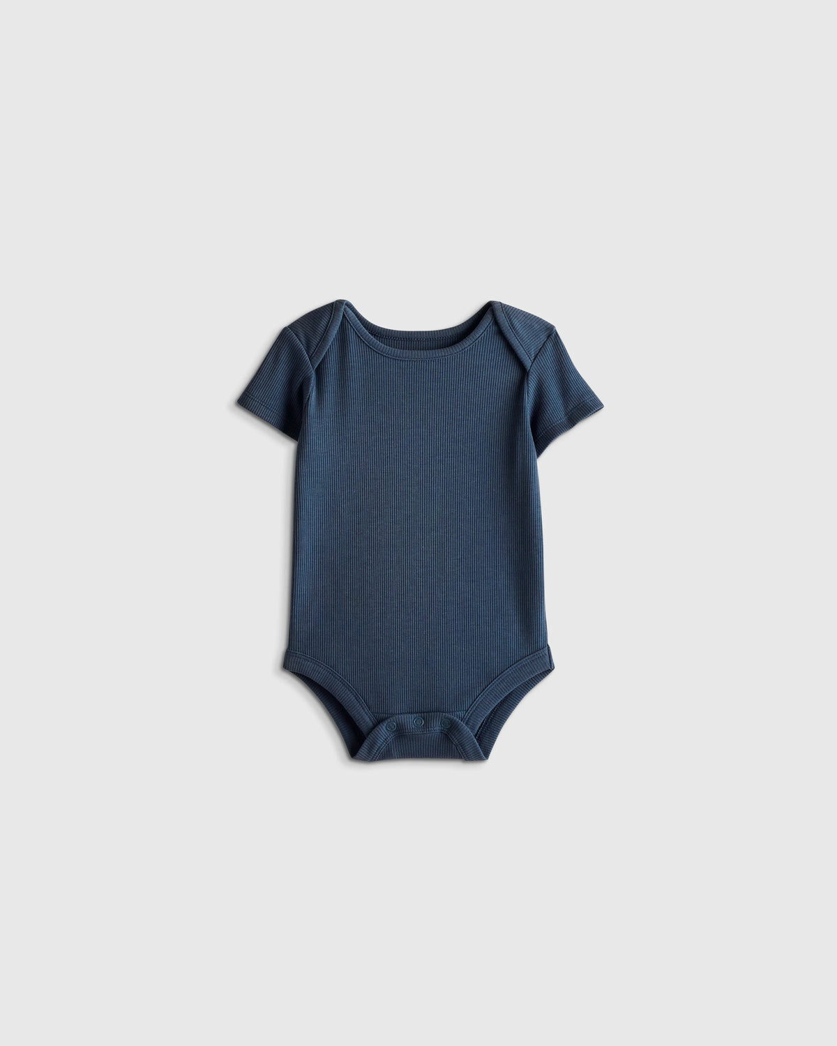 Softest Rib Short Sleeve Bodysuit - 0-3M / Deep Sea Blue Main image