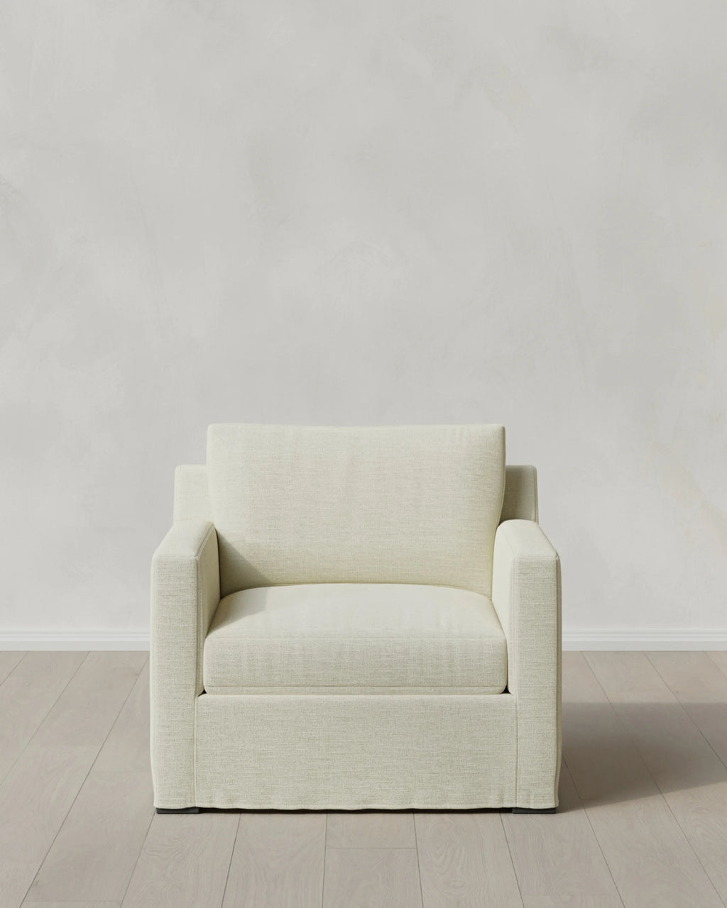 Ellery Slipcover Chair in Performance Linen - One Size / Sand