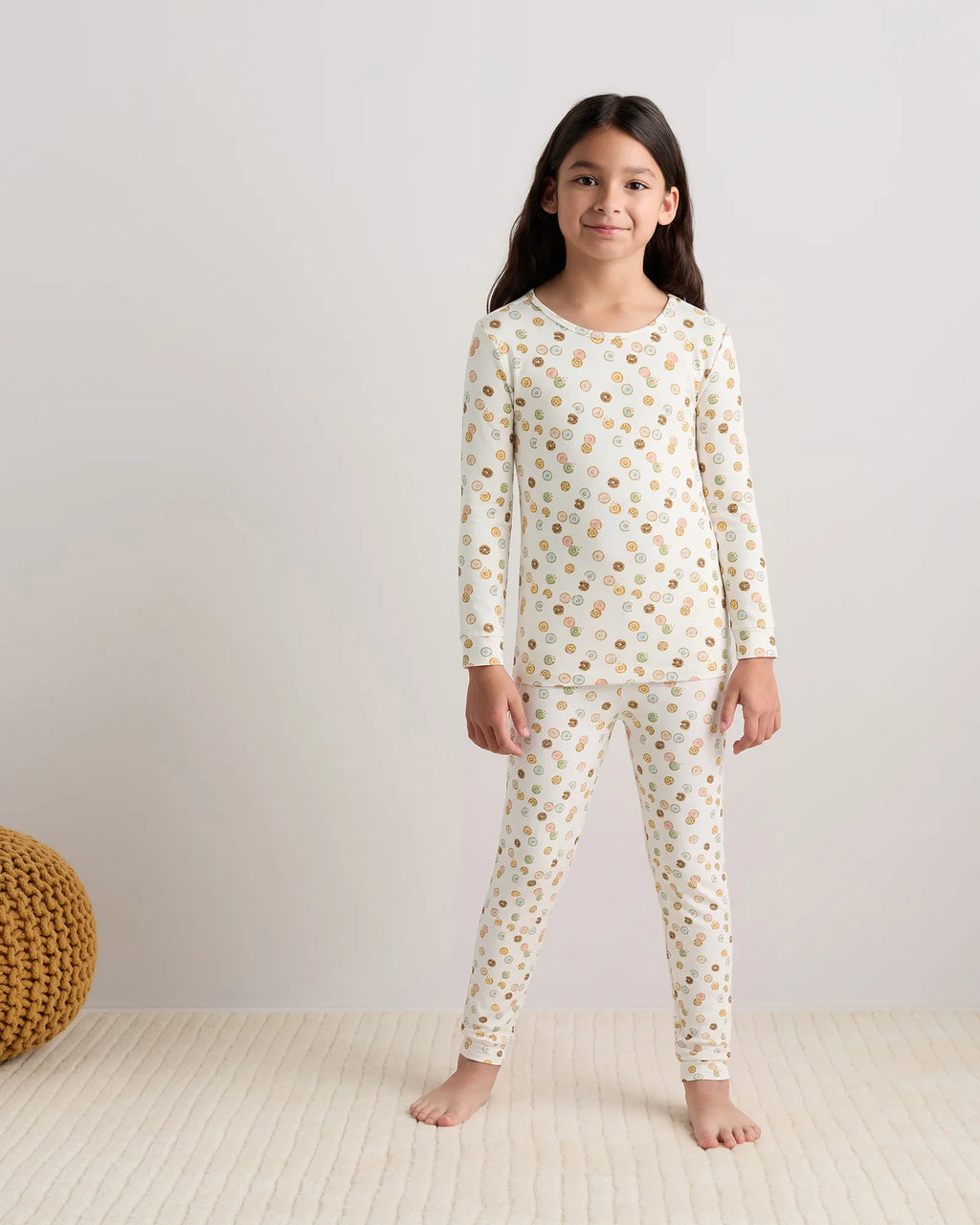 Bamboo Long Sleeve and Pant Pajama Set - 6 / Wildflower Dreams