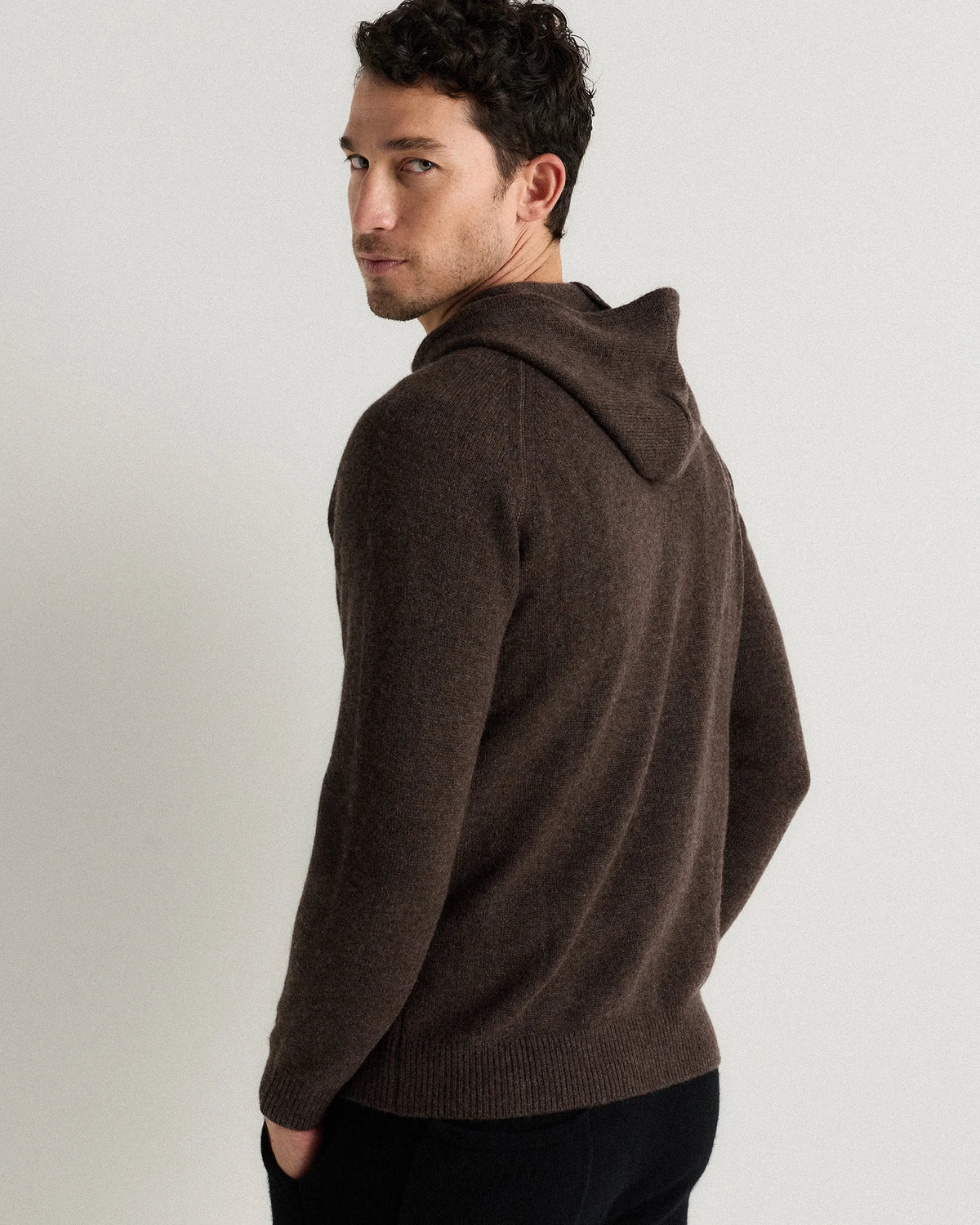 Mongolian Cashmere Pullover Hoodie - XS / Sea Spray Green