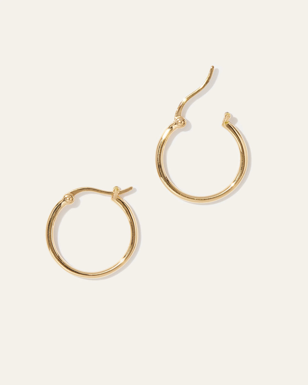 Midi Hoops - One Size / Gold Vermeil