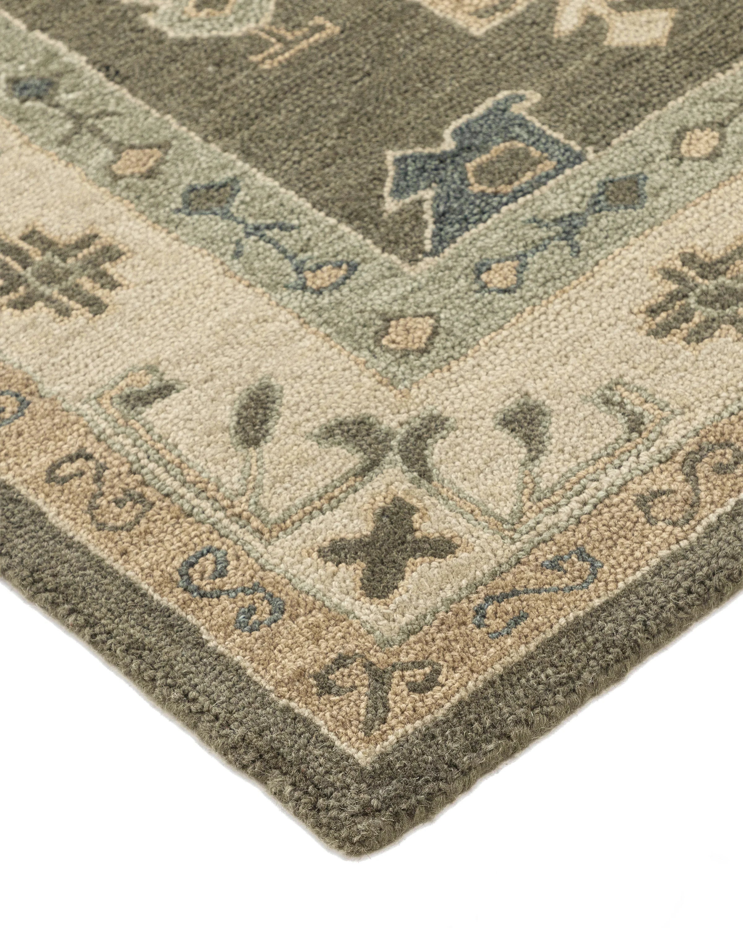 Callum Wool Rug - 3' x 5' / Green Secondary image