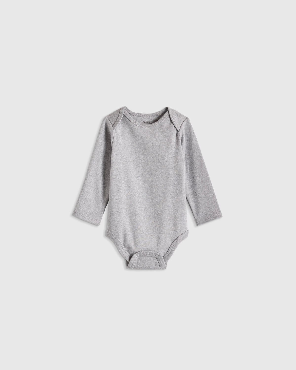 100% Organic Cotton Long Sleeve Bodysuit - 0-3M / Safari