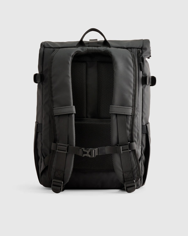 Weather Proof Roll-Top Backpack - One Size / Navy