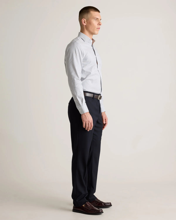 Organic Cotton Oxford Non-Iron Dress Shirt - S / Bold Black