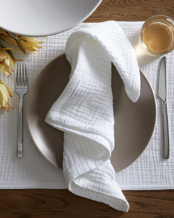Organic Cotton Gauze Napkins - One Size / Chocolate