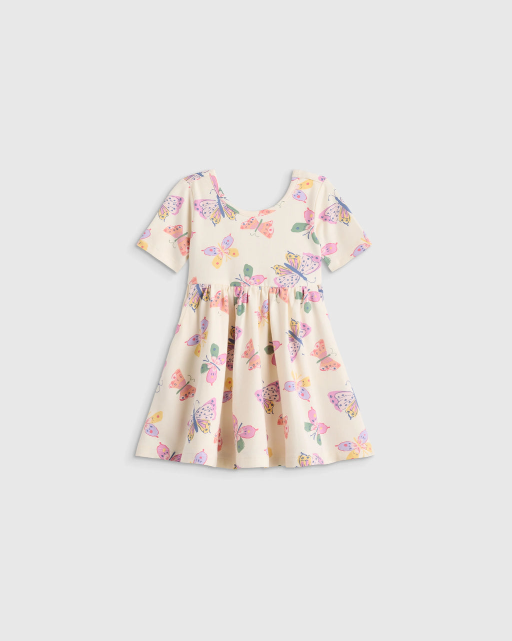 Organic Cotton Skater Dress - 3-6M / Animal Print