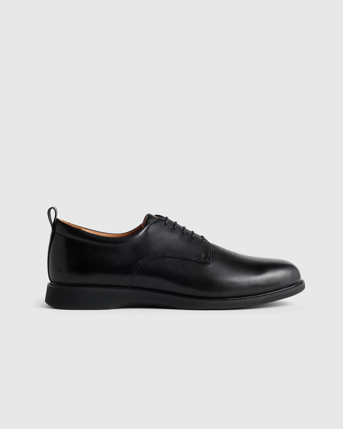 Hybrid Italian Leather Derby - 7 / Black Main image