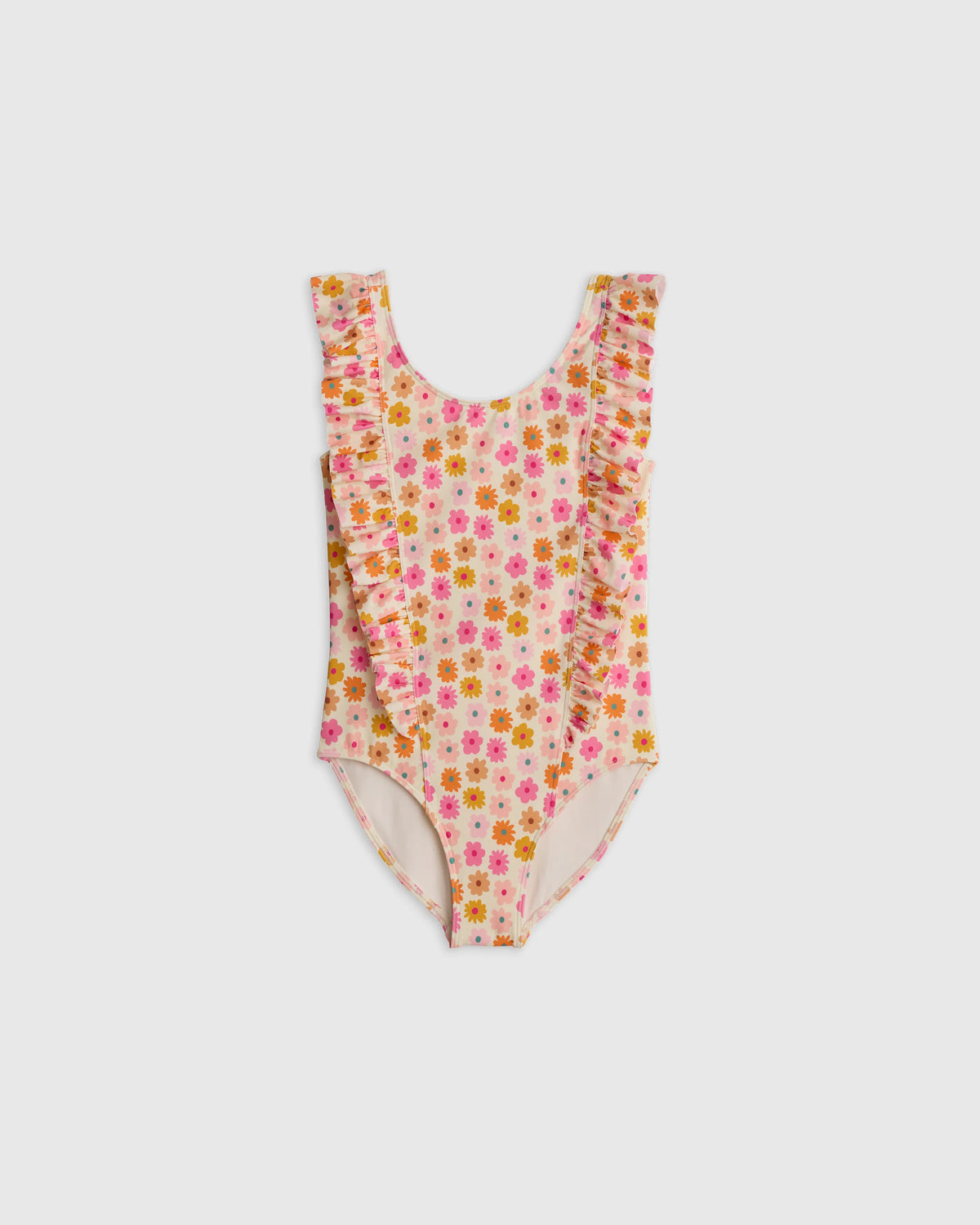 Ruffle One Piece Swimsuit - 6 / Soft Ditsy Floral