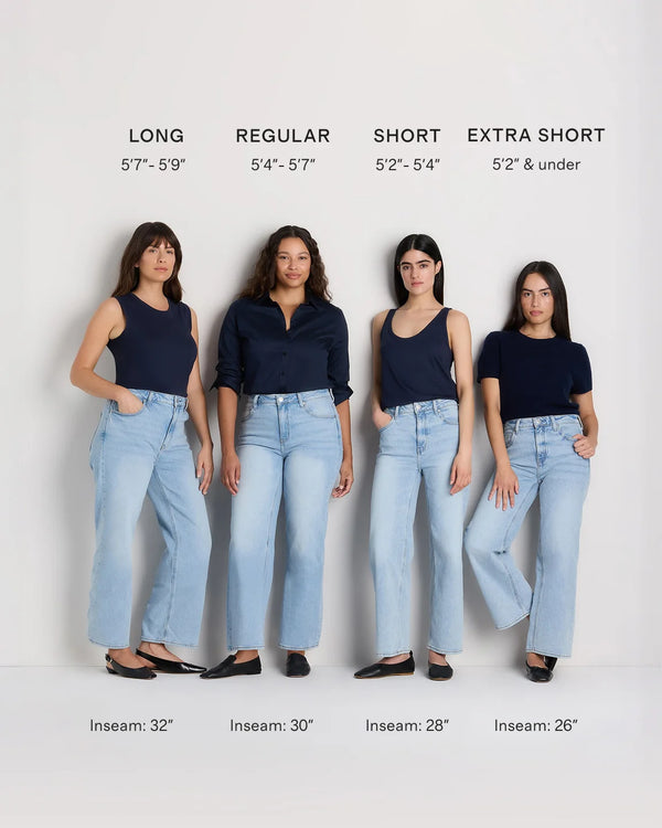 Bella Stretch Relaxed Straight Jeans - 24 / Obsidian Blue