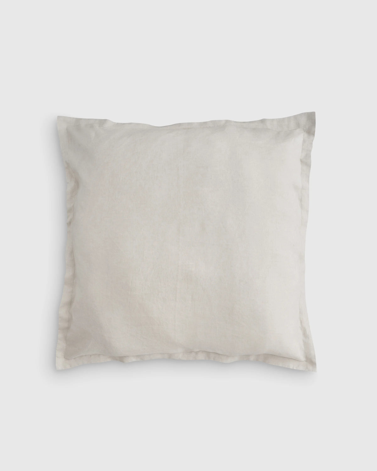 European Linen Euro Sham - Euro / Sand Main image