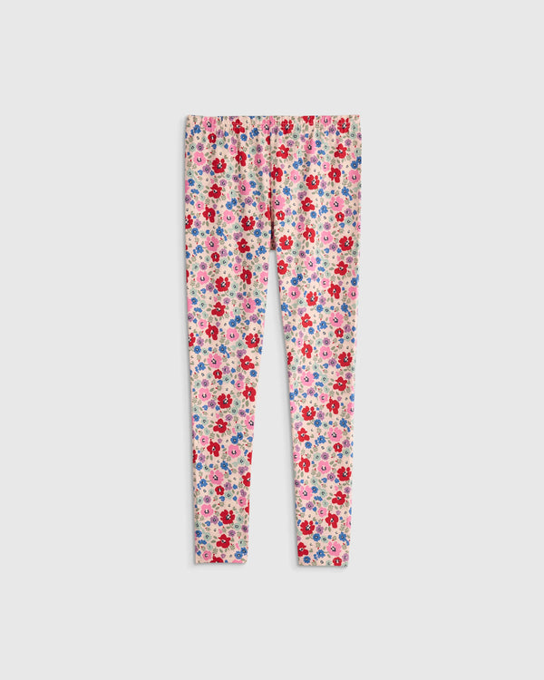 Organic Cotton Leggings - 2T / Red