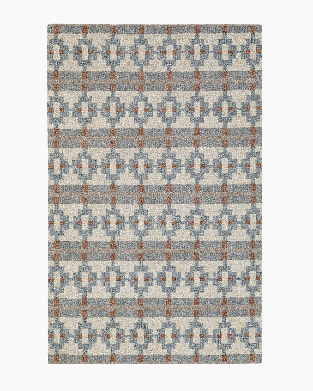 Palma Wool Rug - 3' x 5' / Dusty Blue Multi