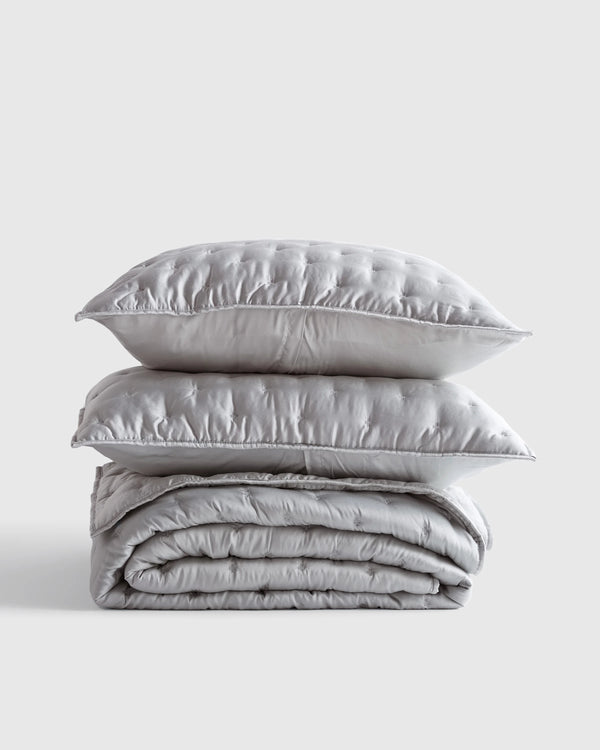 Bamboo Dream Quilt Set - Twin / Sage