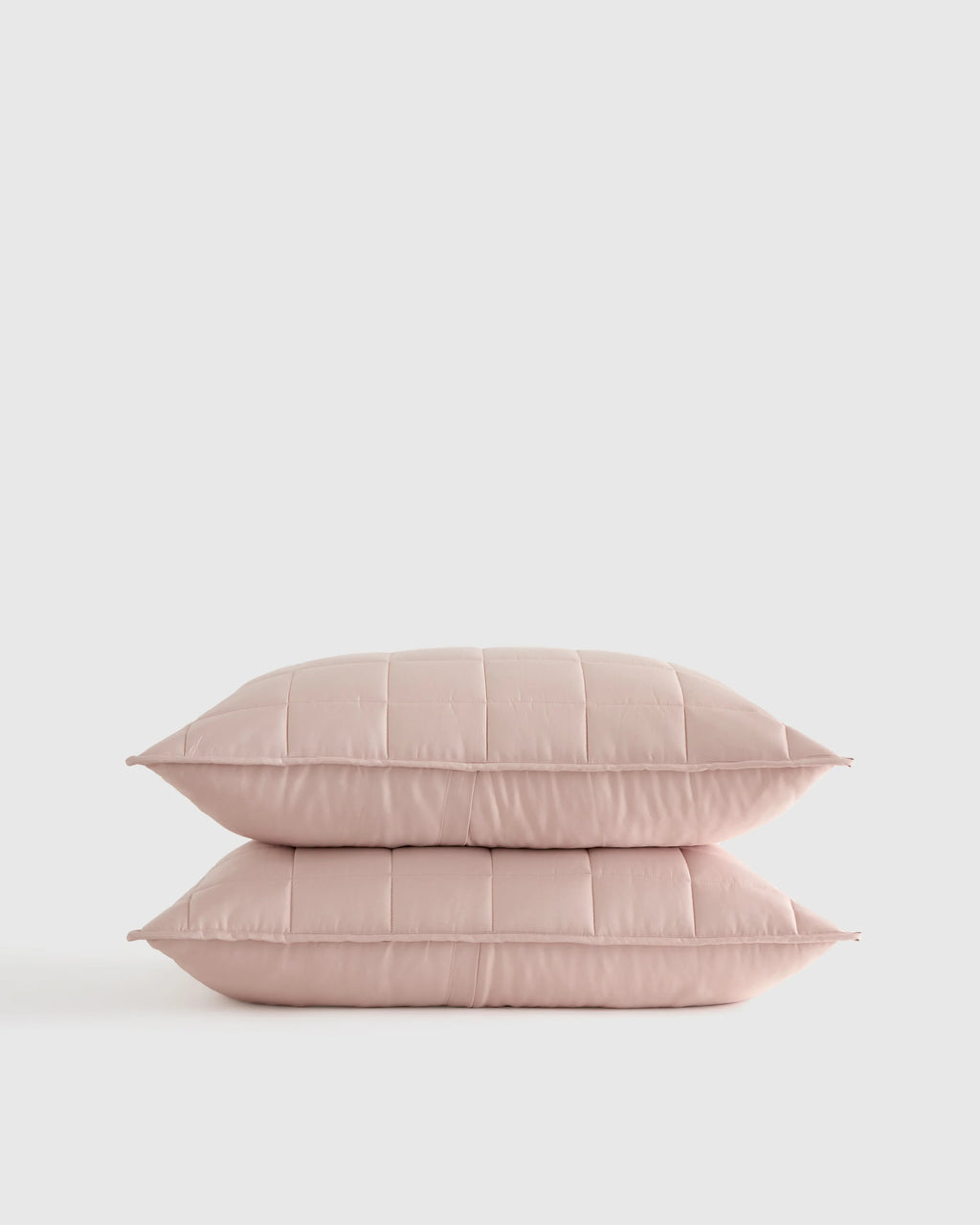 Bamboo Box Quilted Sham Set - Standard / Sage
