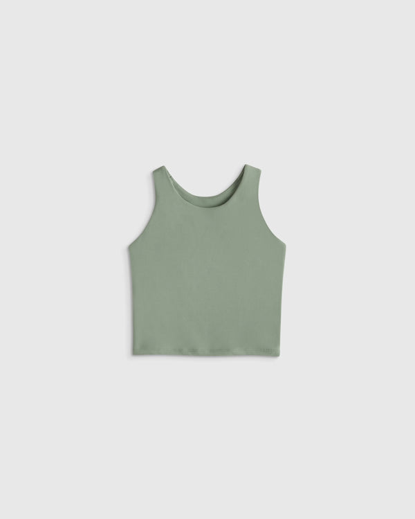 Girls Ultra-Form Fitted Tank - 6 / Storm Blue