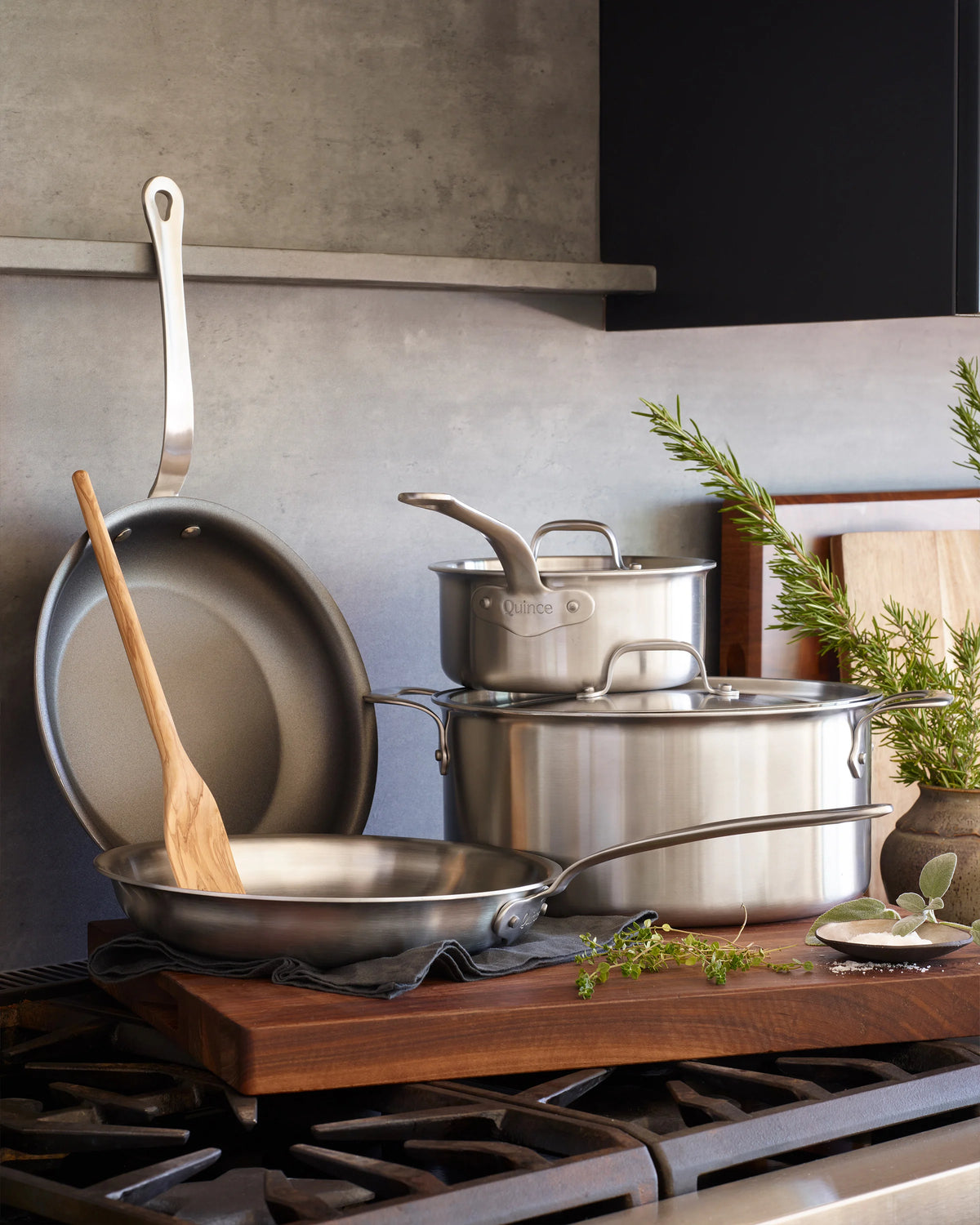 5-Ply Stainless Steel Saucepan - 2 QT / No Color