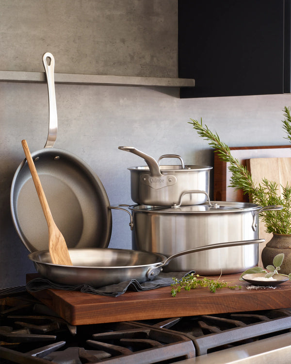 5-Ply Stainless Steel Saucepan - 2 QT / No Color