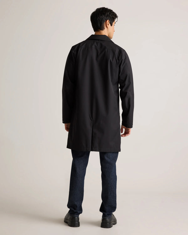 Weather Proof Long Rain Jacket - S / Storm Blue