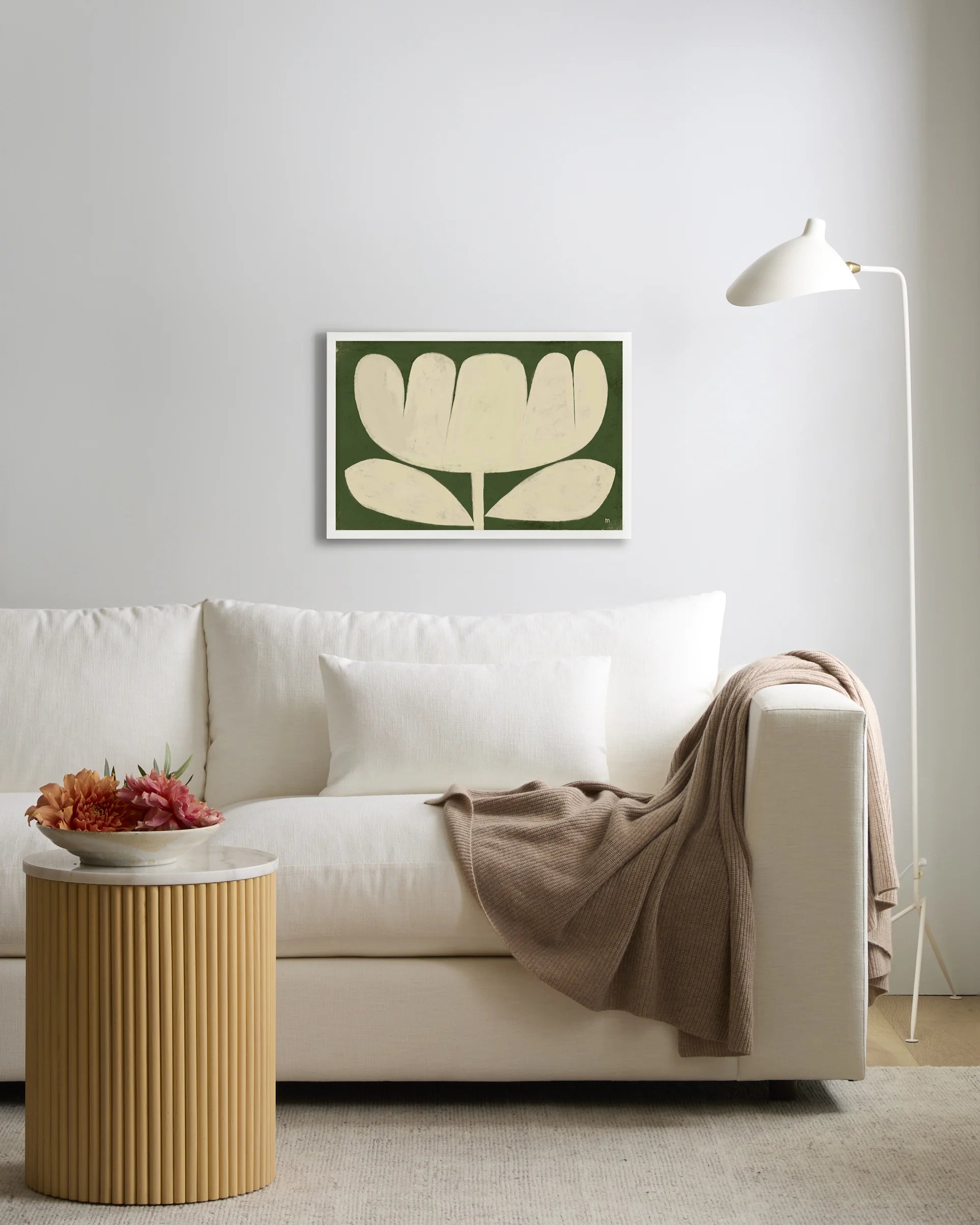 Tulip in Full by Marco Marella - 17.25"x25.25" / White Secondary image