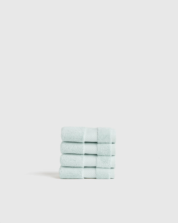 Turkish Ultra Plush Washcloth (Set of 4) - One Size / Mineral