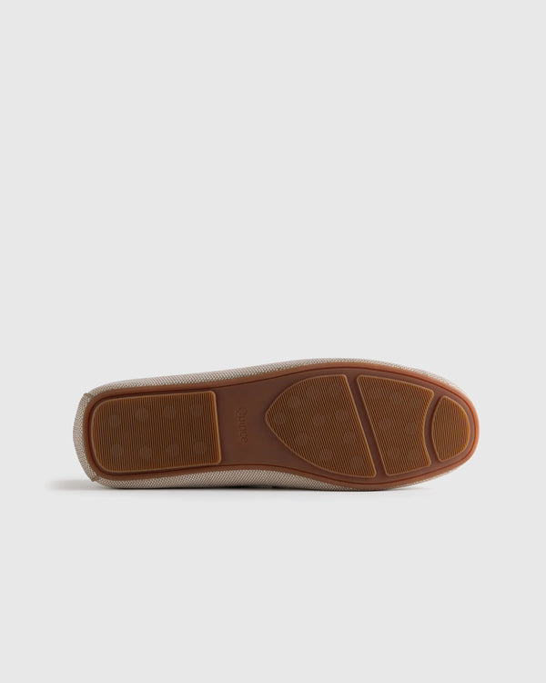 Recycled Knit Driving Loafer - 7 / Wheat