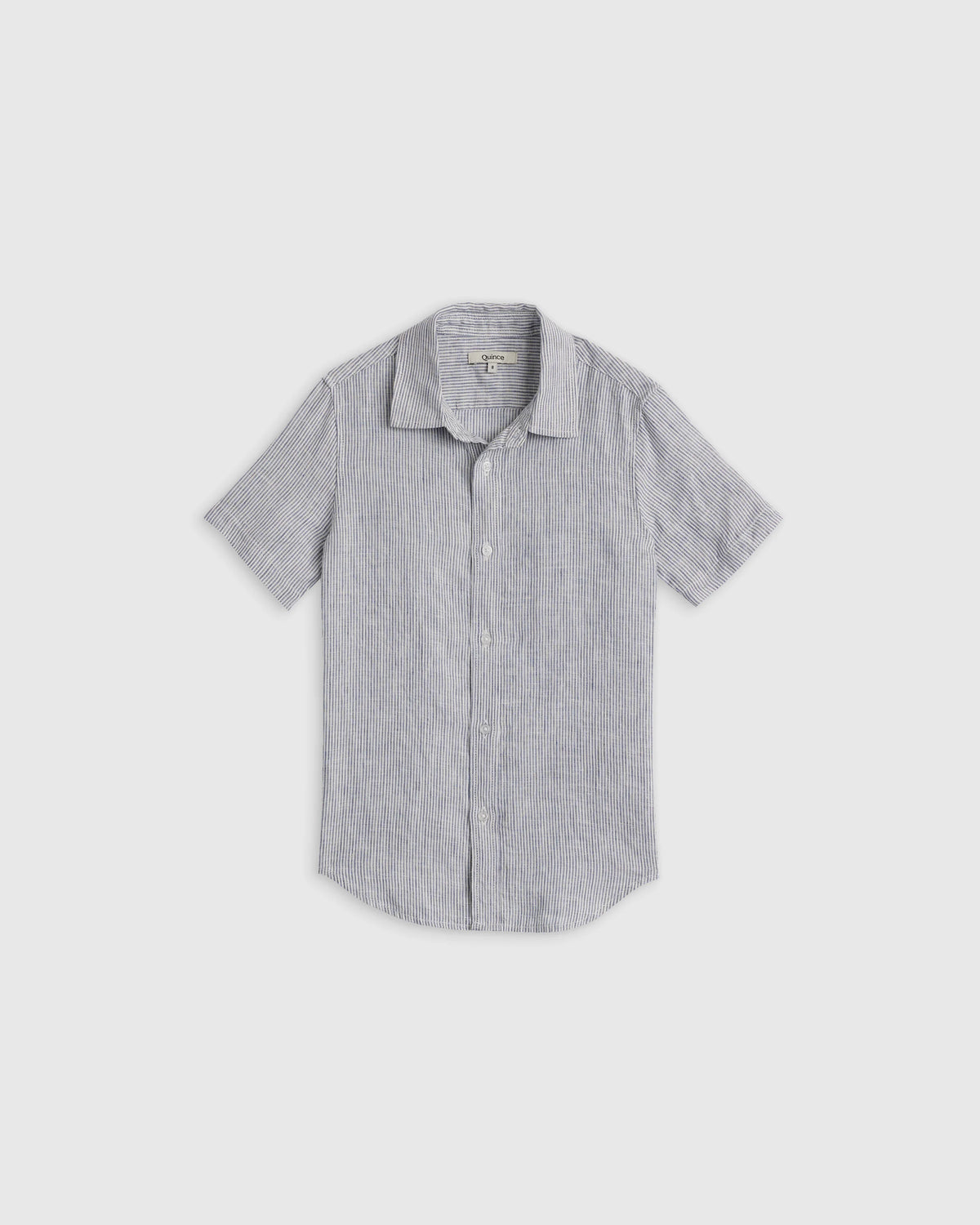 100% European Linen Short Sleeve Shirt - 2T / Flax