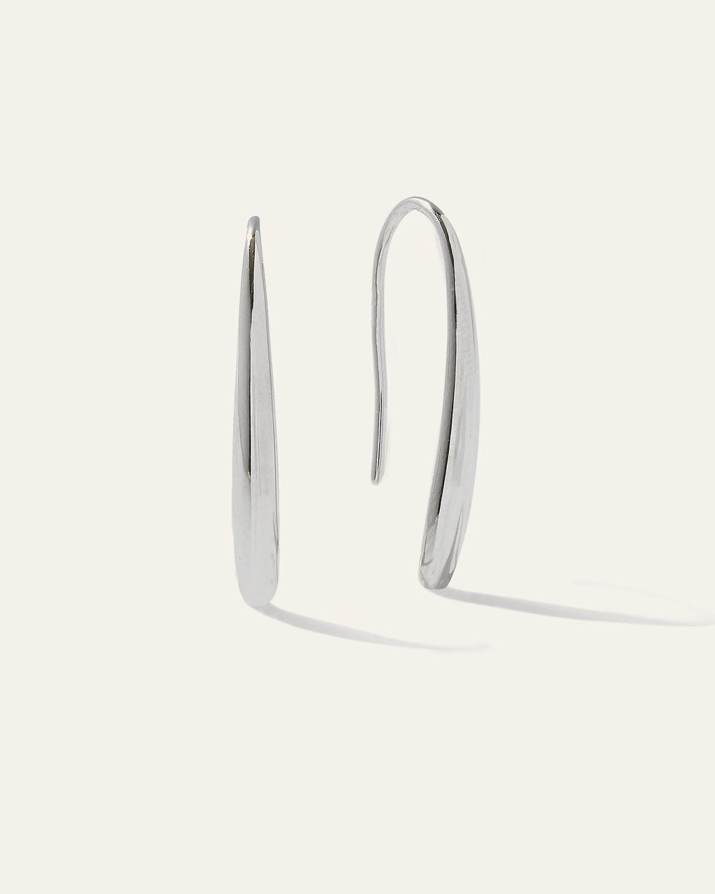 Threader Drop Earrings - One Size / Sterling Silver
