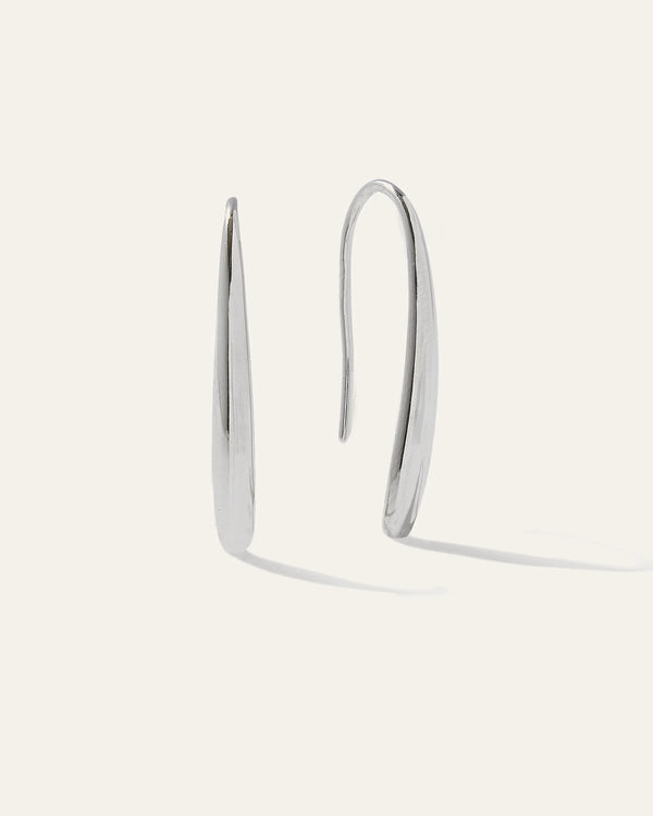 Threader Drop Earrings - One Size / Sterling Silver