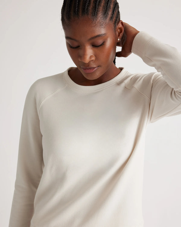 SuperSoft Fleece Crew - XS / Smoked Thyme Green