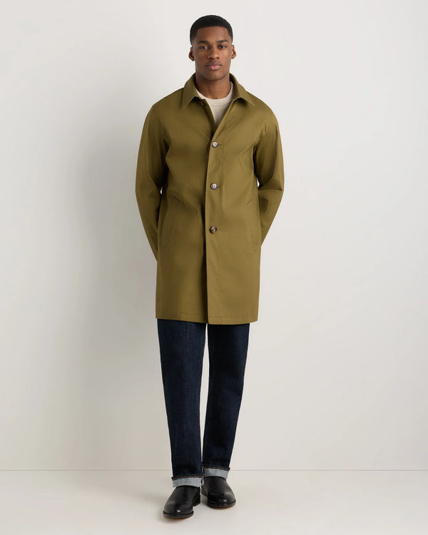 Comfort Stretch Trench Coat - S / Midnight Black