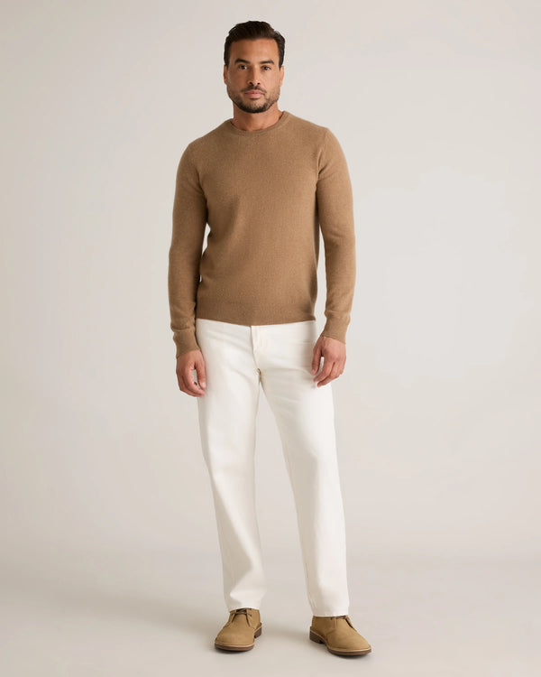 Mongolian Cashmere Crewneck Sweater - XS / Black