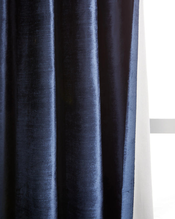 Luster Velvet Room Darkening Curtain - Single Panel - 48x84 / Champagne