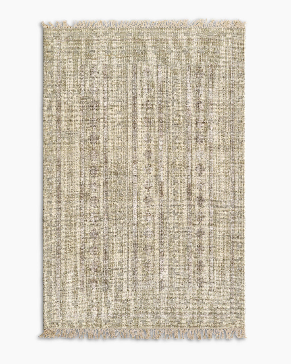 Lima Handwoven Wool Rug - 3'6" x 5'6" / Ivory